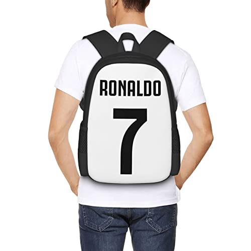 Ronaldo #7 Cr7 Adult Youth Backpacks Student Bag Laptop Bag Bookbag Usb Backpack For Daily