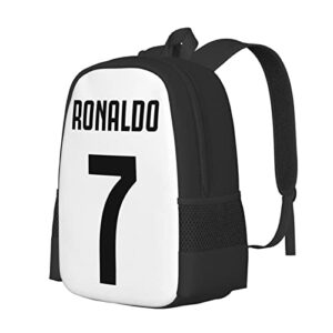 Ronaldo #7 Cr7 Adult Youth Backpacks Student Bag Laptop Bag Bookbag Usb Backpack For Daily