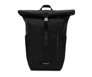 timbuk2 tuck pack – roll top, water-resistant laptop backpack, eco black