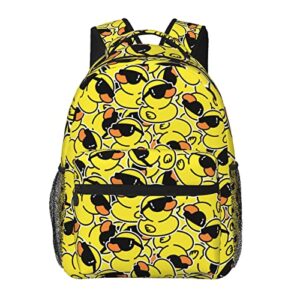 qurdtt cute ducks backpack cartoon animals school bookbag shoulder bag laptop backpack for boys girls adults