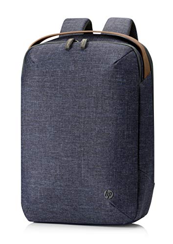 HP Renew 15.6” Laptop Backpack Made with Recycled Plastic Bottles, Water-Resistant Material, Luggage Strap, and Comfortable Straps | Navy