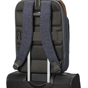 HP Renew 15.6” Laptop Backpack Made with Recycled Plastic Bottles, Water-Resistant Material, Luggage Strap, and Comfortable Straps | Navy