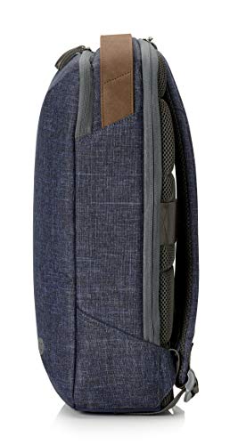 HP Renew 15.6” Laptop Backpack Made with Recycled Plastic Bottles, Water-Resistant Material, Luggage Strap, and Comfortable Straps | Navy