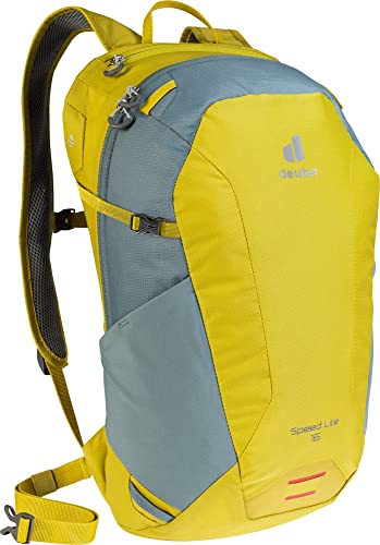 Deuter Unisex – Adult's Speed Lite 16 Hiking Backpack, Greencurry Slate Blue, 16 L