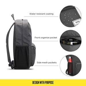 Solo Re:Solve Laptop Backpack, Black/Gray, 15.6"