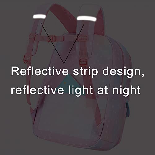 Rainbow Backpack for Girls, Large Capacity Cute School Laptop Backpacks Preschool Kindergarten Bookbag Casual Travel Backbag