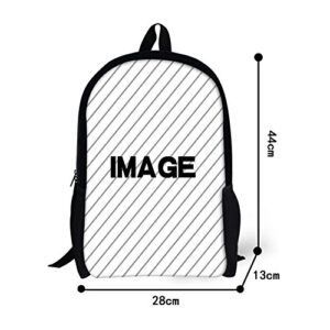 Coloranimal Custom Your Own Image Teens Girls Boys School Backpacks Large Capacity Shoulder Book Bags