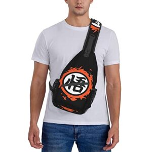 Primitive Dragon Ball Backpack, Fashion Anime Chest Bags Sling Crossbody Bag For Men Women Boys Girls