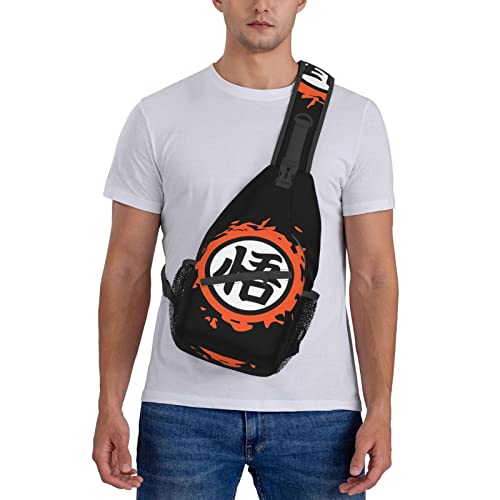 Primitive Dragon Ball Backpack, Fashion Anime Chest Bags Sling Crossbody Bag For Men Women Boys Girls