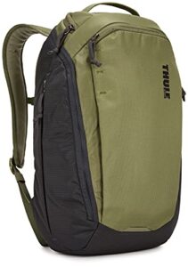thule enroute backpack 23l, olivine-obsidian, one size
