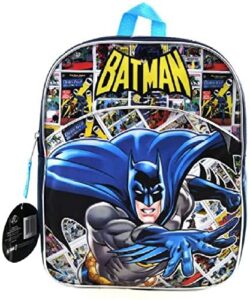ff batman 11″ mini backpack, black, one_size (bamin)