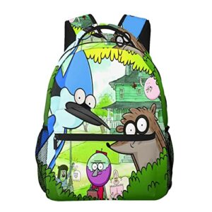 ORPJXIO Backpack Regular Anime Show Double Shoulder Bag for Unisex Laptop Bagpack Large Capacity Travel Backpack for Hiking Work Camping