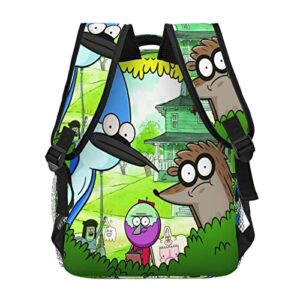 ORPJXIO Backpack Regular Anime Show Double Shoulder Bag for Unisex Laptop Bagpack Large Capacity Travel Backpack for Hiking Work Camping
