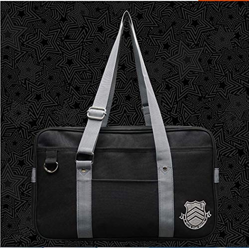 P5 Persona 5 Shoulder Bag Game Cosplay Japanese High School Bandbag for Women Men