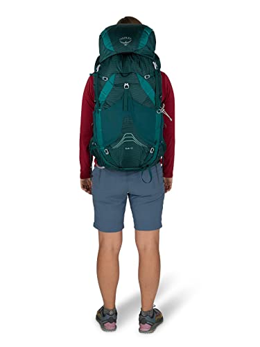 Osprey Eja 48 Women's Utralight Backpacking Backpack, Deep Teal, X-Small/Small