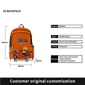 HANDAFA Unisex One Piece Large Capacity bag Manga Sea King Cosplay Backpack(Green Z)