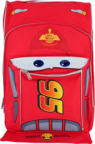 Pixar Cars Lightning McQueen Shape 16 inch Large School Backpack