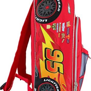 Pixar Cars Lightning McQueen Shape 16 inch Large School Backpack