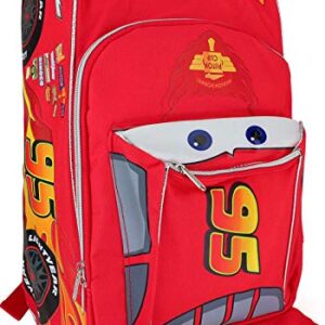 Pixar Cars Lightning McQueen Shape 16 inch Large School Backpack