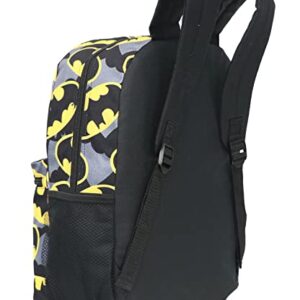 DC Comics Batman All Over Print Logo Full Size 16" Backpack