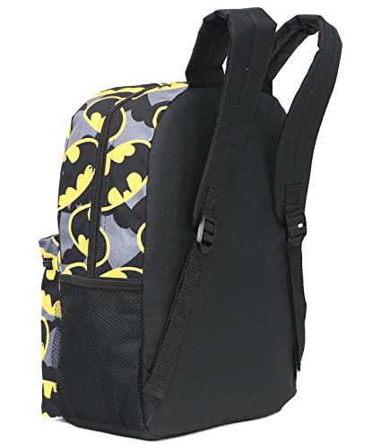 DC Comics Batman All Over Print Logo Full Size 16" Backpack