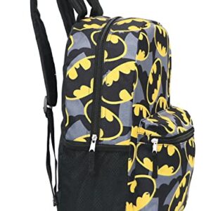 DC Comics Batman All Over Print Logo Full Size 16" Backpack