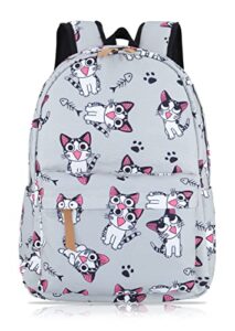 roffatide anime chi’s sweet home print backpack cute cat teens girls casual school bag