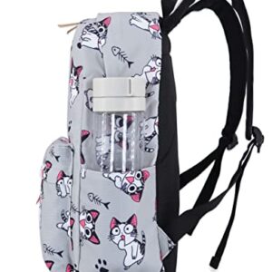 Roffatide Anime Chi's Sweet Home Print Backpack Cute Cat Teens Girls Casual School Bag