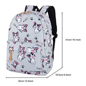 Roffatide Anime Chi's Sweet Home Print Backpack Cute Cat Teens Girls Casual School Bag