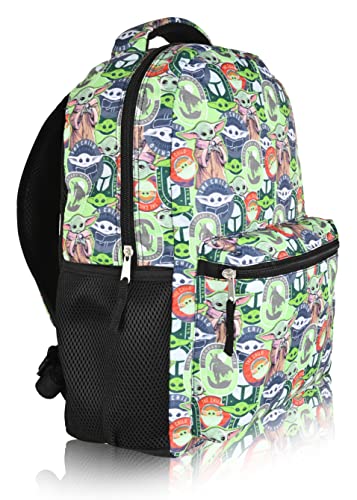 STAR WARS Baby Yoda Mandelorian Backpack | Officially Licenced Yoda Backpacks For School, Boys, Girls, or Adults