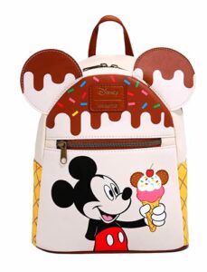 loungefly disney mickey mouse ice cream mini backpack