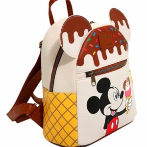 Loungefly Disney Mickey Mouse Ice Cream Mini Backpack