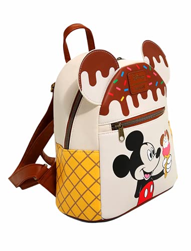 Loungefly Disney Mickey Mouse Ice Cream Mini Backpack