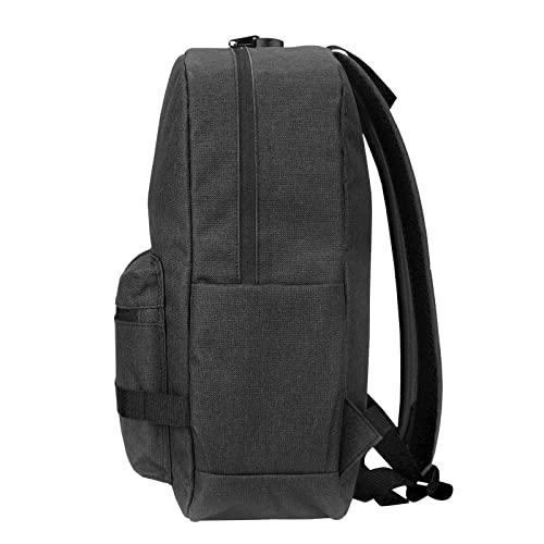 KOSMCCO Smell Proof Medium Backpack with Lock, Unisex Activated Carbon Lining Backpack for Travel Commuter, Black/28.0L