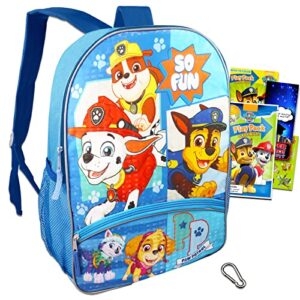 Fast Forward Paw Patrol Backpack for Boys Set - Paw Patrol Backpack, Stickers, Backpack Clip, More | Paw Patrol Backpack for Boys 4-6