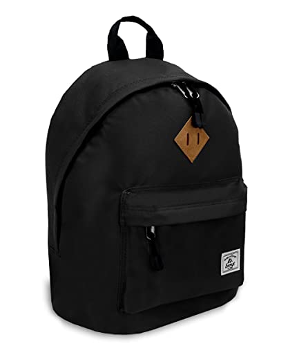 Everest Vintage Backpack, Black, One Size