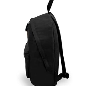 Everest Vintage Backpack, Black, One Size