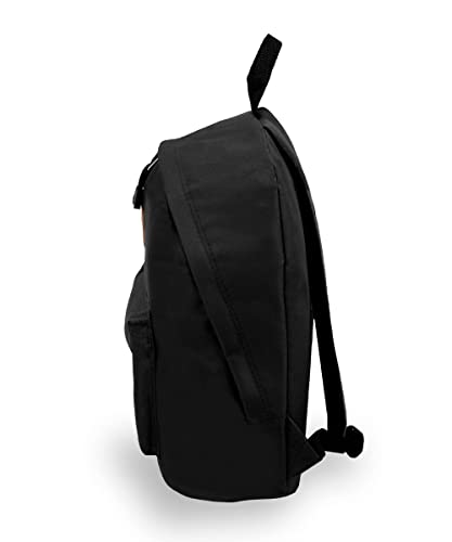 Everest Vintage Backpack, Black, One Size