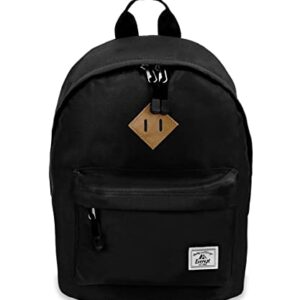 Everest Vintage Backpack, Black, One Size