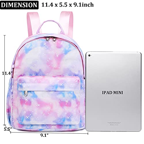 JIANYA Mini Backpack Girls Women Small Backpack Purse Fashion Tie-dye Travel Bag