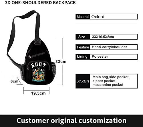 Wilbur Soot Merch Backpack Oxford School Bag Teenager Child Bag Travel Backpack (1)