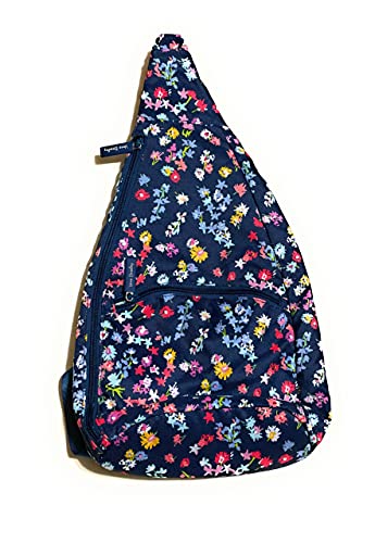 Vera Bradley Lighten Up Essential Sling Backpack Scattered Wildflowers Medium