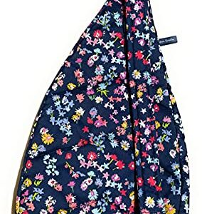 Vera Bradley Lighten Up Essential Sling Backpack Scattered Wildflowers Medium