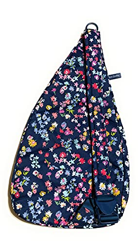 Vera Bradley Lighten Up Essential Sling Backpack Scattered Wildflowers Medium