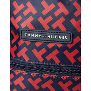 Tommy Hilfiger Jennifer II Small Backpack Bias Bicolor Print Nylon Navy/Red Multi One Size