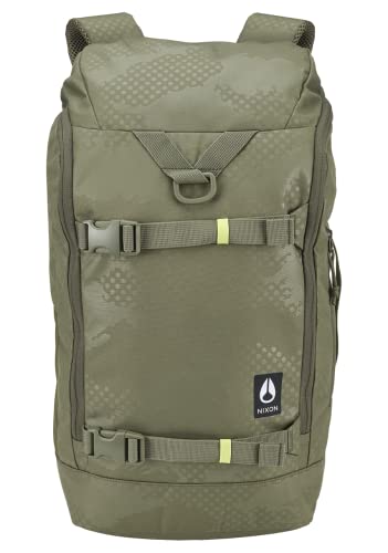 NIXON Hauler 25L Backpack - Olive Dot Camo - Made with REPREVE® Our Ocean™ and REPREVE® recycled plastics.