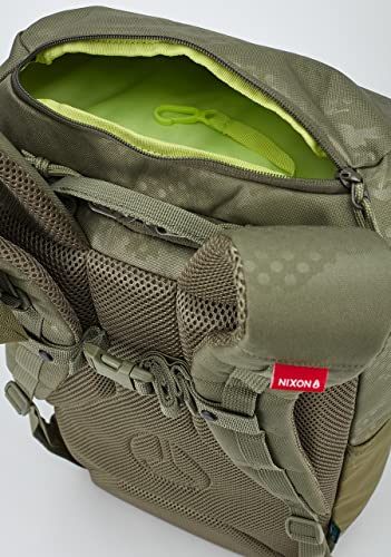 NIXON Hauler 25L Backpack - Olive Dot Camo - Made with REPREVE® Our Ocean™ and REPREVE® recycled plastics.