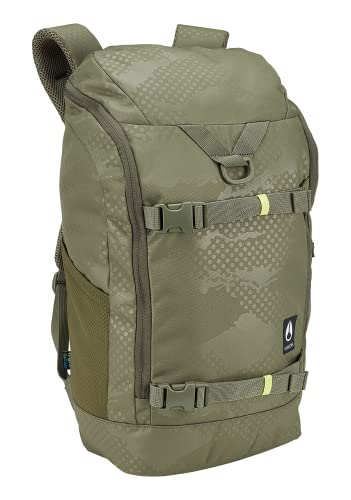 NIXON Hauler 25L Backpack - Olive Dot Camo - Made with REPREVE® Our Ocean™ and REPREVE® recycled plastics.