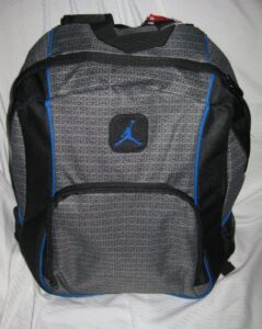 nike jordan backpack bookbag school bag laptop bag lt. graphite black gray