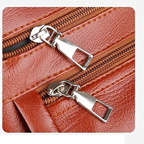 HPWRIU Mens Shoulder Bags Casual Leather Fashion And Retro Versatile Leather Bag Handbags for Women Shoulder Bags